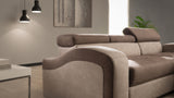 Divano DANIELA angolare con chaise longue reversibile