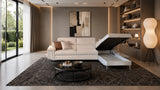 Divano DELPHI chaise longue contenitore carrello letto estraibile