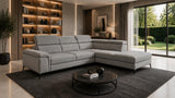 Divano DELPHI chaise longue contenitore carrello letto estraibile
