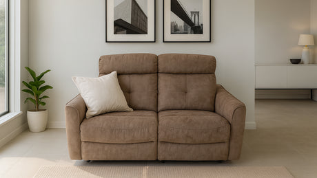 Divano DESIREE 2 posti con recliner manuale