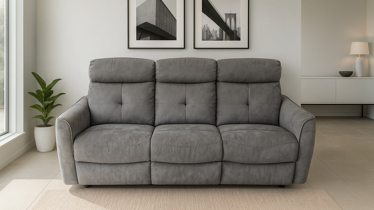 Divano DESIREE 3 posti con recliner manuale