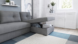 Divano ROMA angolare con chaise longue reversibile