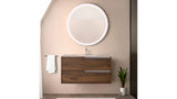 Componibile bagno GRACE 80 Tabacco - Tortora opaco