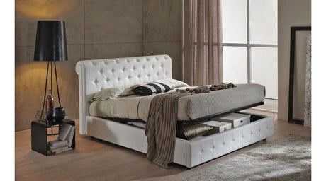 Letto MONICA BIANCO con Swarovski