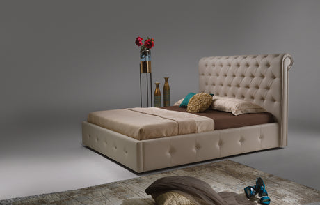 Letto MONICA BIANCO con Swarovski