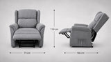 Poltrona CAMILLA RECLINER ELETTRICO 2 MOTORI