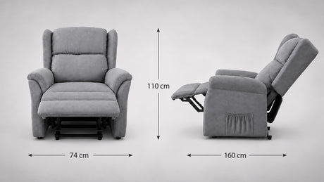 Poltrona CAMILLA RECLINER ELETTRICO 2 MOTORI