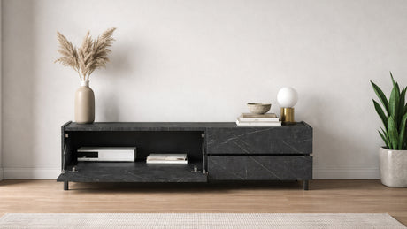 Mobile porta TV Mike Marmo Nero