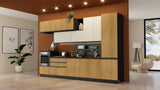 Cucina Era 360 cm Promo 25 Pesci Miele e Bianco opaco