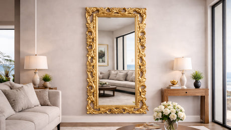 Specchiera FIORE GOLD