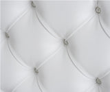 Letto MONICA BIANCO con Swarovski
