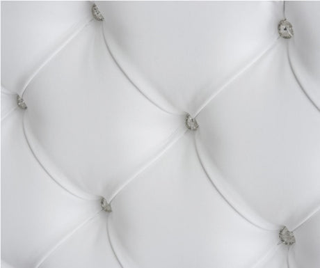 Letto MONICA BIANCO con Swarovski