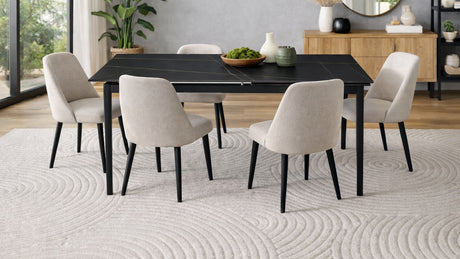 Tavolo Deasy marmo nero