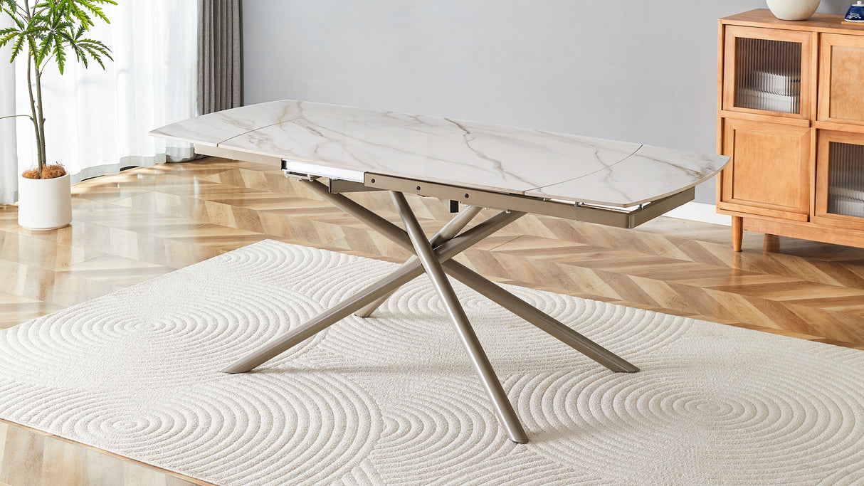 Tavolo Easy Calacatta Gold