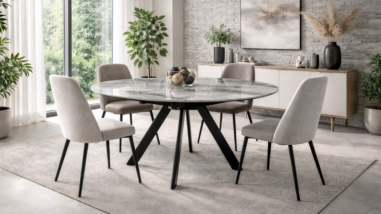 Tavolo Sky marmo grigio