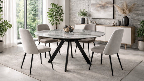 Tavolo Sky marmo grigio