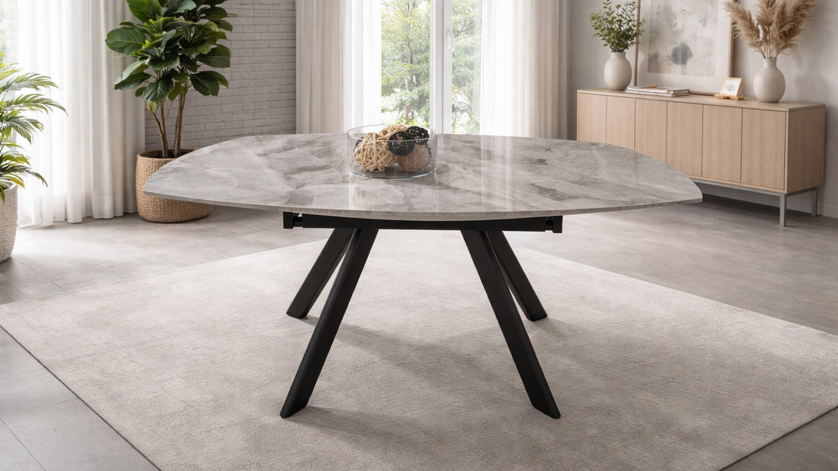 Tavolo Sky marmo grigio