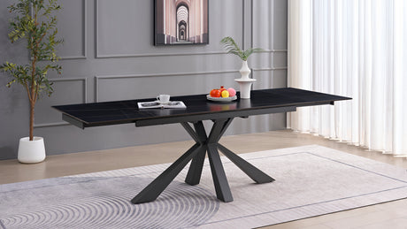 Tavolo Tiberio marmo nero